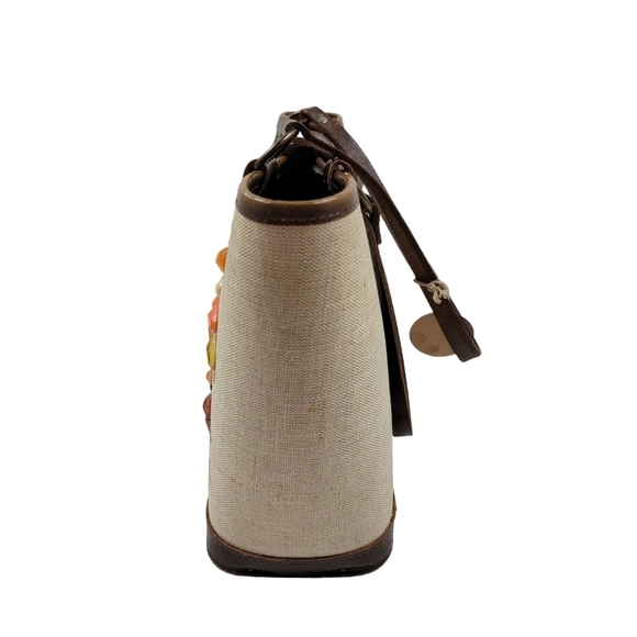 Enid Collins Vintage Beaded Autumn top handled bag - Picture 7 of 11